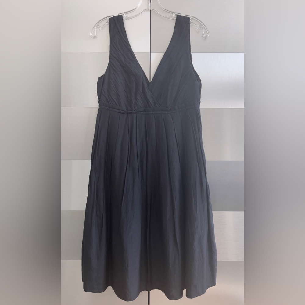 Elegant Babydoll Black Sleeveless Dress